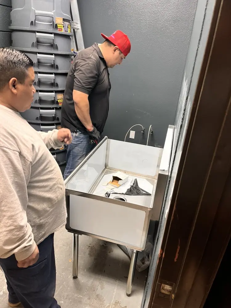 Commercial plumbing and sink installation in Mesa Terrace